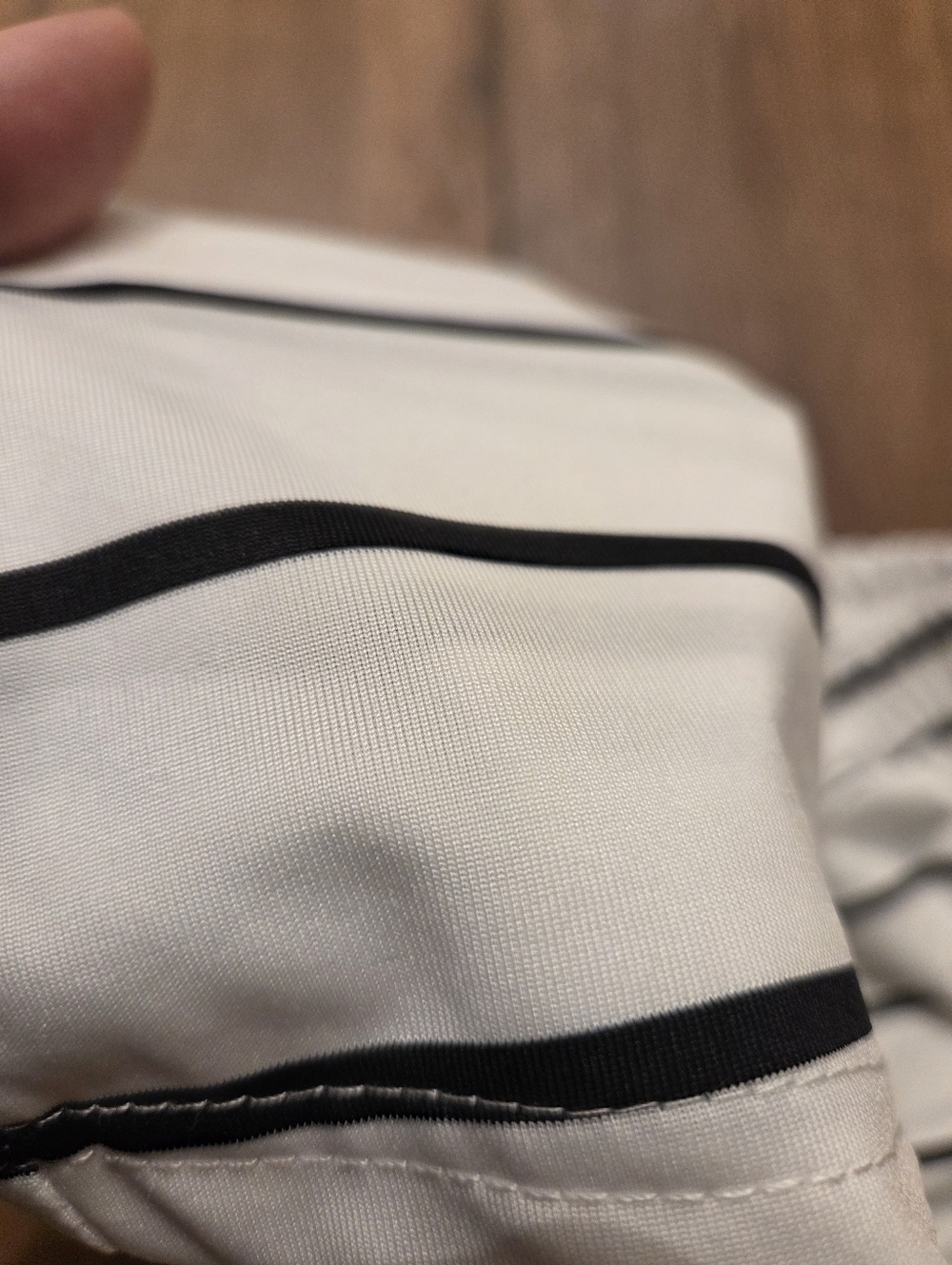 Striped White & Black Tank and Shorts Set NWOT - Picture 5 of 5